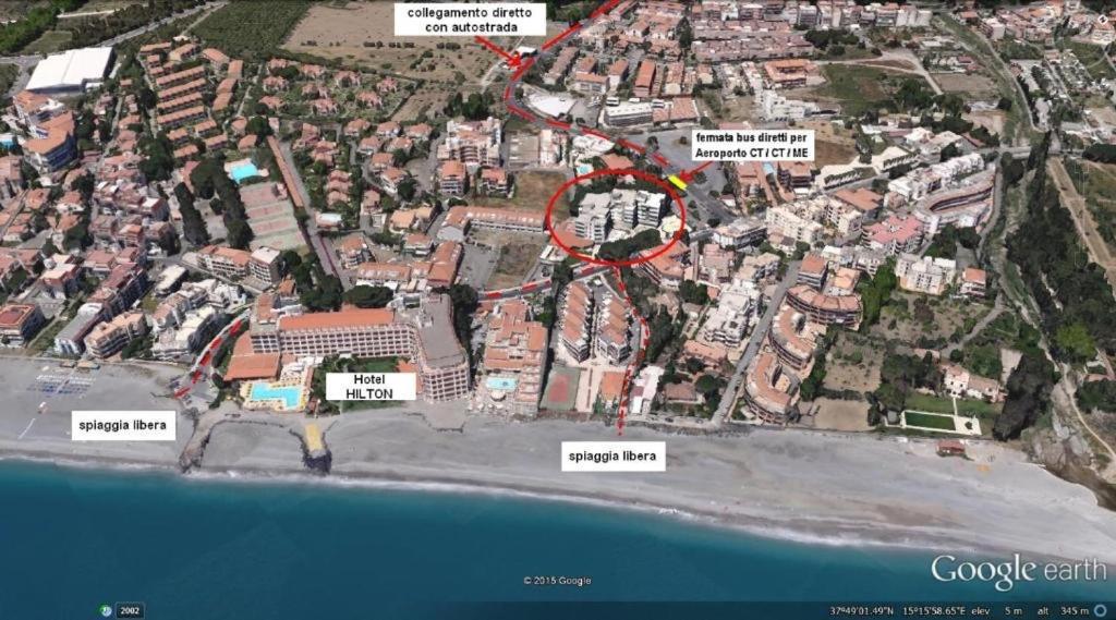 Recanati Seaside Apartment Джардини-Наксос Экстерьер фото